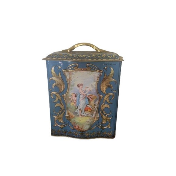 English Angel Biscuit Storage Tin - Picture 1 of 10